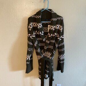 Polo Ralph Lauren Belted Shawl Collar Cardigan – Farm Olive – Size S – NWT